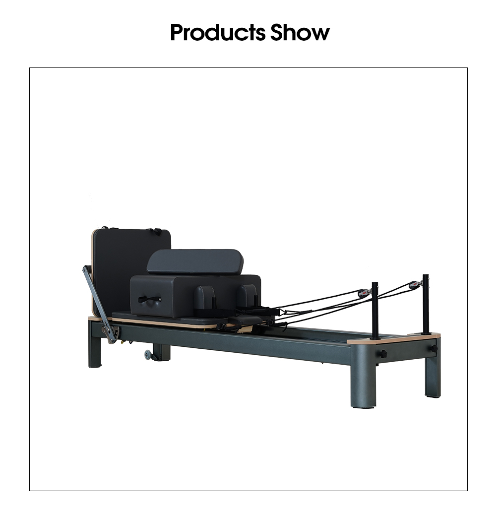 Reformador de pilates de Gunmetal Gunmetal anodizado 4.0