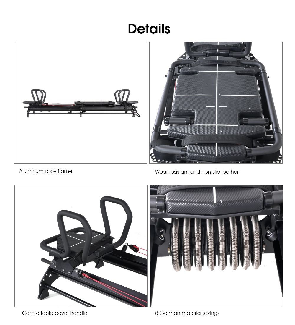 Máquina reformador de Pilates de manejo no rotativo grande
