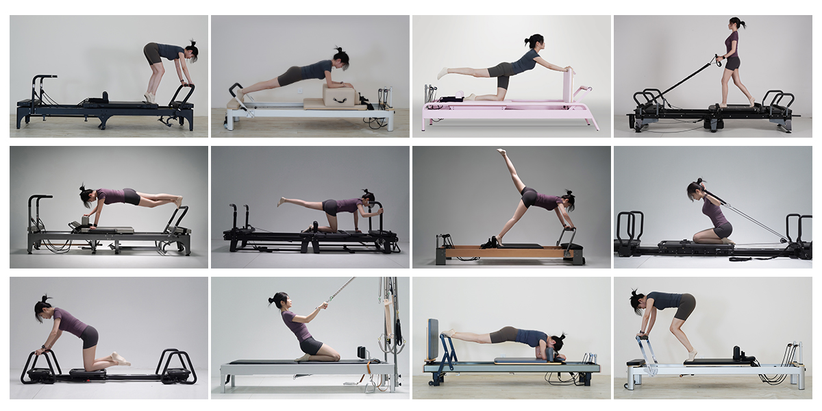 Máquina De Reformador De Pilates Grande Multifuncional