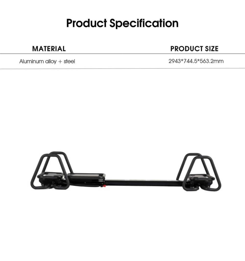 Reformador de Pilates portátil ajustable