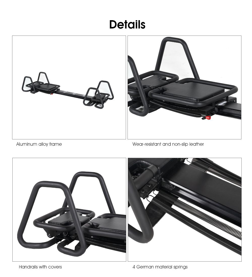 Reformador de Pilates portátil ajustable